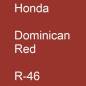 Preview: Honda, Dominican Red, R-46.